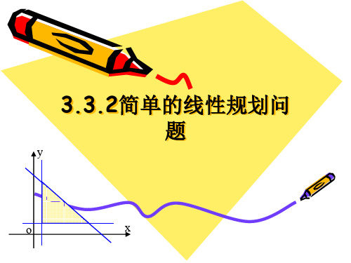 简单的线性规划问题