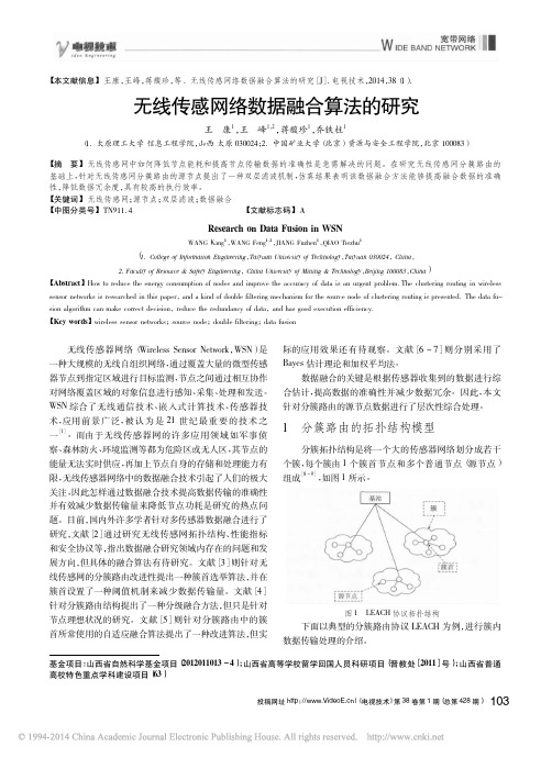 无线传感网络数据融合算法的研究_王康