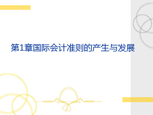 国际会计准则理论与实务课件