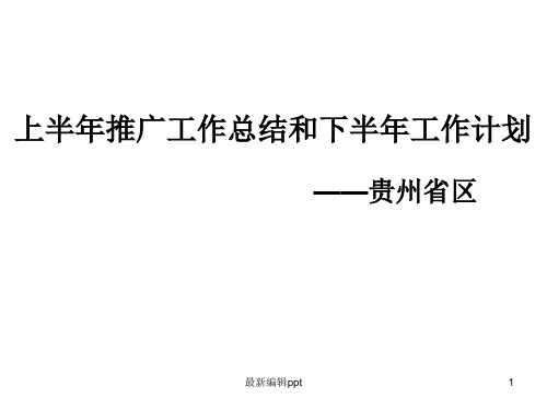 卫生巾促销总结报告模板及分析ppt课件