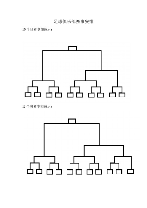 足球赛事安排表(附11人制足球比赛规则)