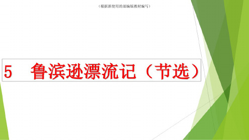 【新教材】部编版语文六年级下册鲁滨逊漂流记(节选)