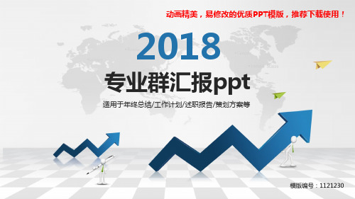 【推荐】2018-2019年专业群汇报ppt【精美ppt】