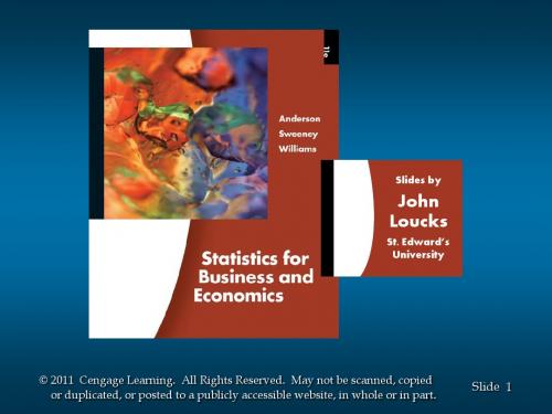 Statistics for business and economics Ch14a