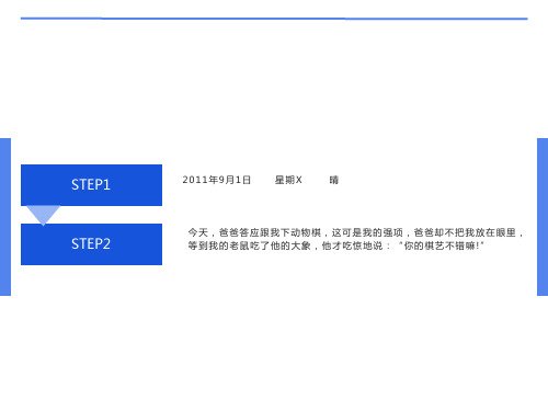 小学日记起步范例