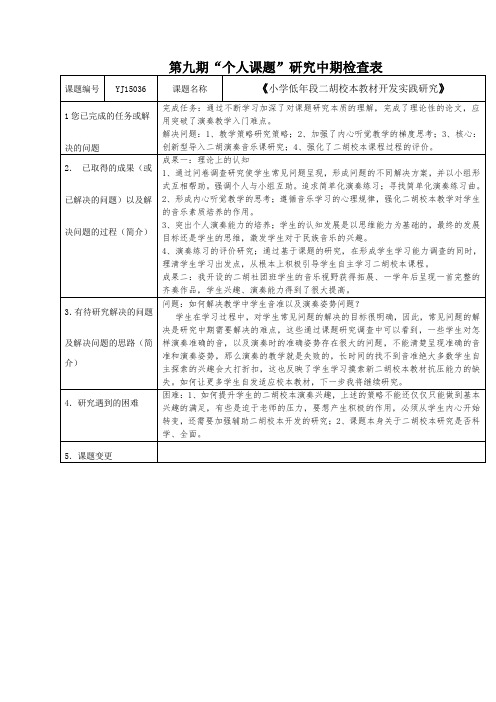 4.课题研究中期检查表