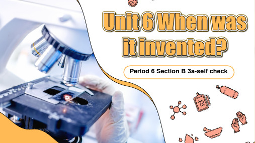 人教版英语九年级全册Unit6 SectionB 3a-self check课件