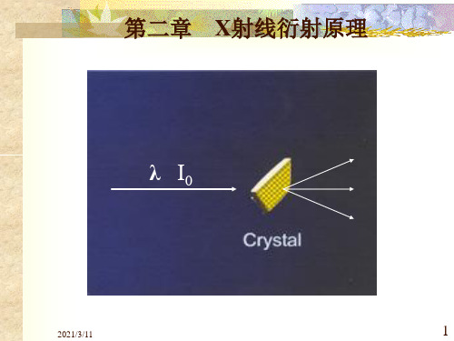 第二章--X射线衍射原理