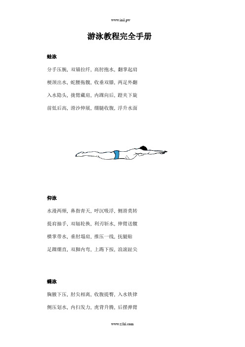 游泳教程完全手册