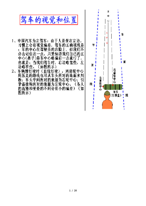 科目二考试图解(带详细解说)