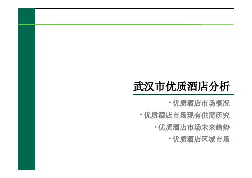 武汉市酒店市场调研分析报告.pdf