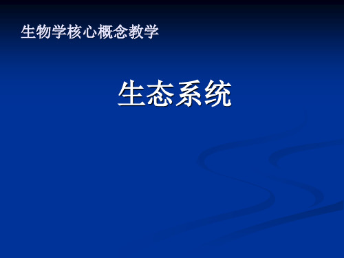 人教版初中生物七上第一单元第二章第二节 生物与环境组成生态系统 课件 (共28张PPT)