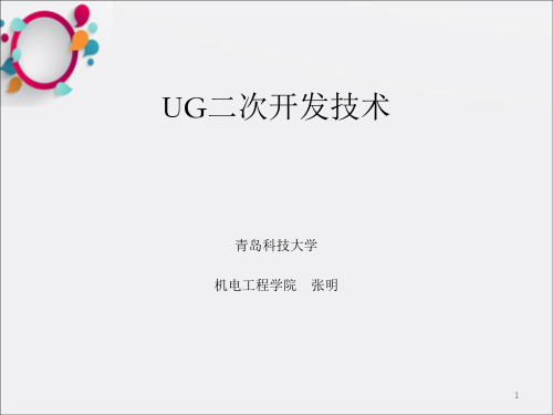 [计算机软件及应用]UG二次开发技术