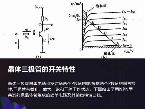 晶体三极管的开关特性