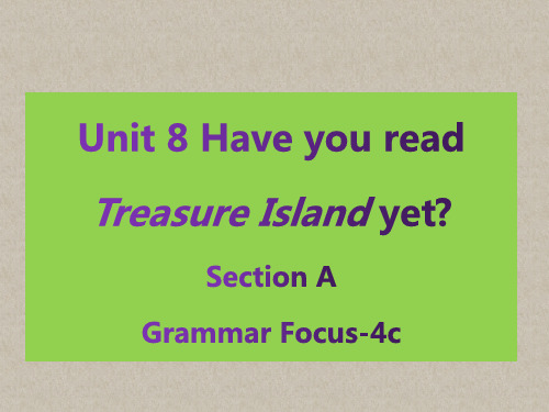 人教版八年级下册Unit8 Section A Grammar (PPT35张)