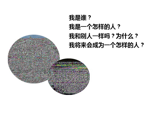 人教版七年级上册道德与法治 3.1认识自己课件