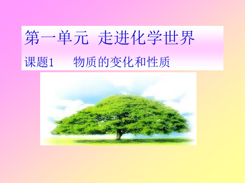 1.1物质的变化和性质课件---2024-2025学年九年级化学人教版(2024)上册