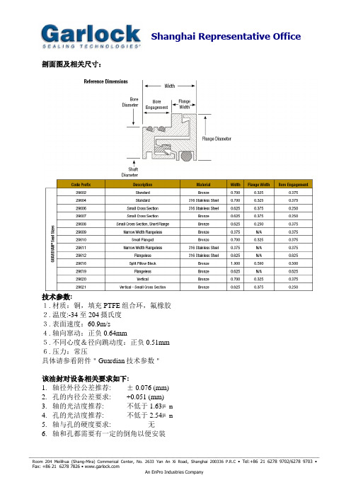 轴承隔离器技术参数