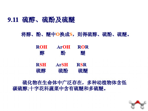 9-13 硫醇、硫酚和硫醚