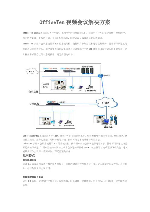 OfficeTen视频会议解决方案