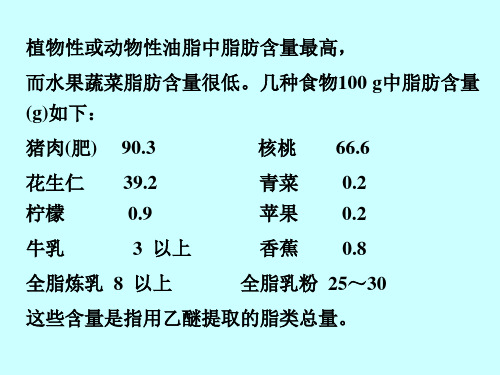 第八章--脂类的测定