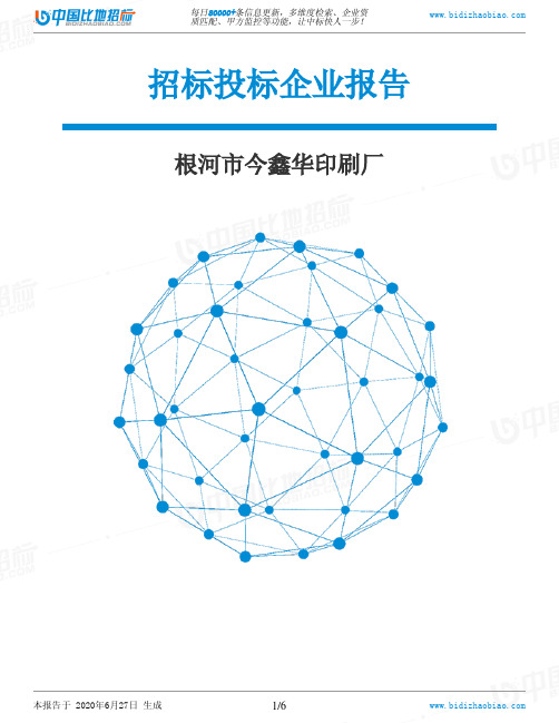 根河市今鑫华印刷厂-招投标数据分析报告