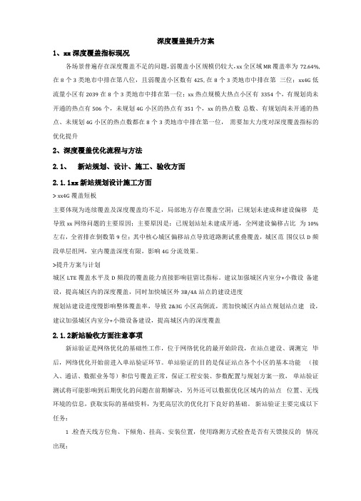 LTE深度覆盖提升方案