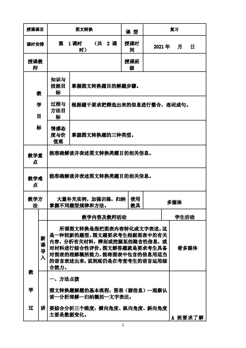 《图文转换1》优秀教案