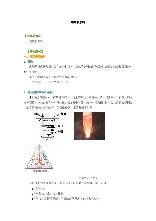 燃烧和燃料