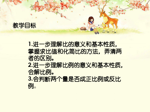 六年级下册数学课件-6.1.4 复习正比例、反比例 ▏冀教版 (共14张PPT)