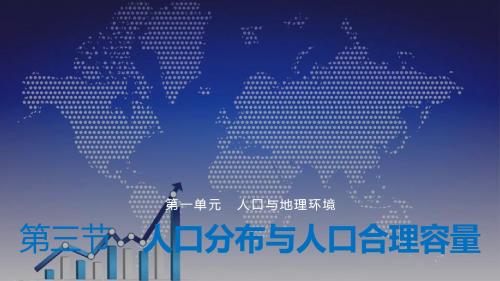 高中地理专题复习课件 第一单元 第三节 人口分布与人口合理容量