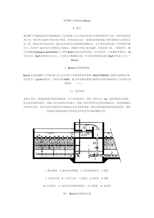 新型曝气生物滤池-Biostryr