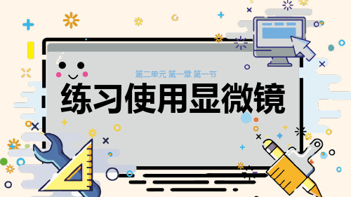 2.1.1练习使用显微镜课件七年级上册 (1)