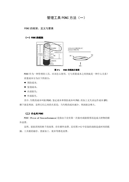 管理工具PONC方法(一)