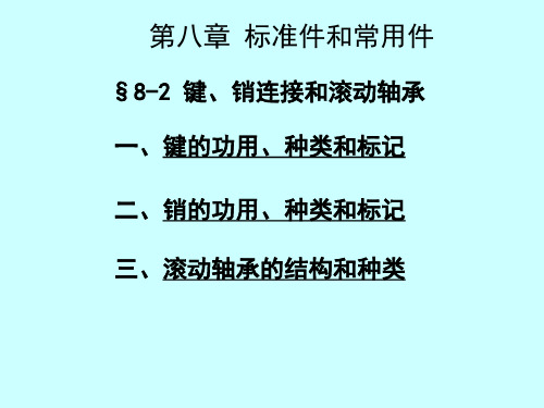 8-2键和销轴承21张