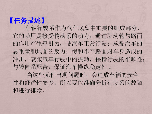 学习任务8车桥与车架