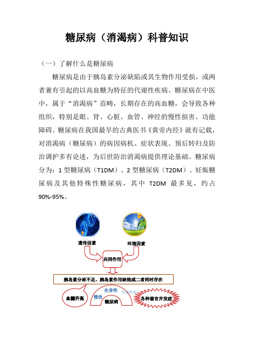 糖尿病(消渴病)科普知识