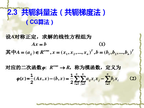 2.3_共轭斜量法