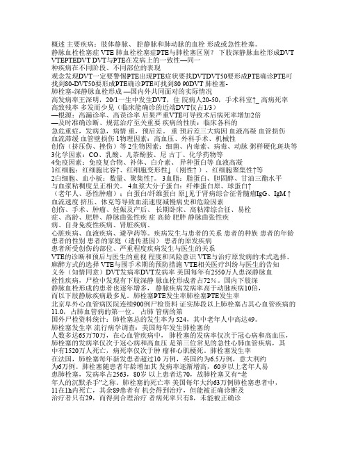 静脉血栓栓塞性疾病 综合课件