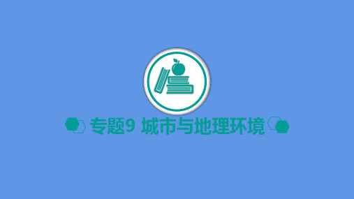 2020山东高考地理二轮课件：专题9+城市与地理环境