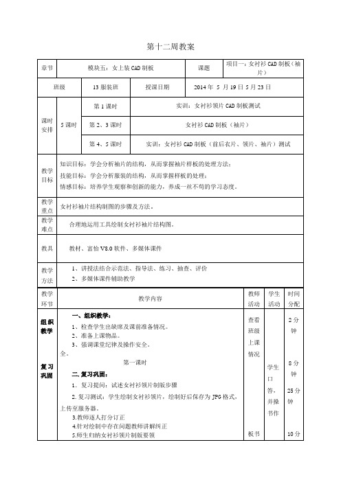 服装CAD 电子教案