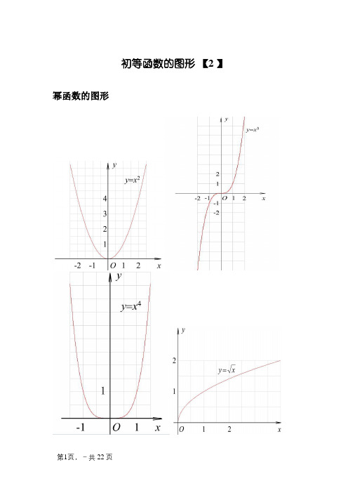 三角函数公式和图像大全