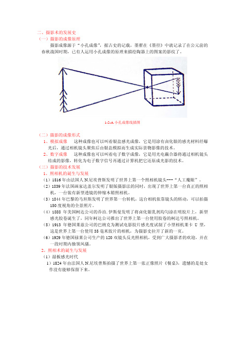 摄影术的发展史