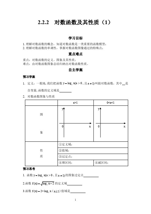 对数函数及其性质(1)