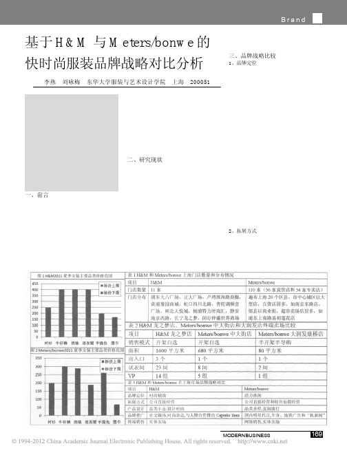 基于H_M与Meters_bonwe的快时尚服装品牌战略对比分析