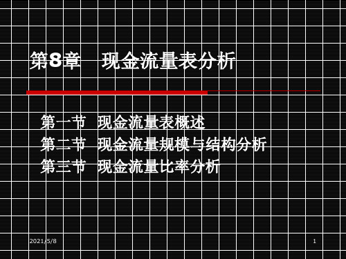 现金流量表分析PPT课件