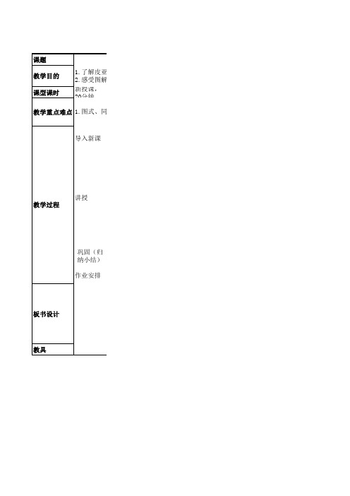 皮亚杰认知发展理论-教案