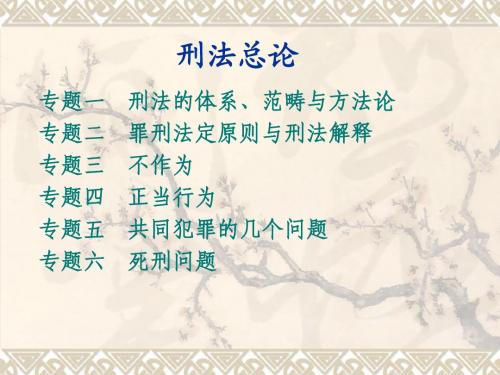 刑法总论