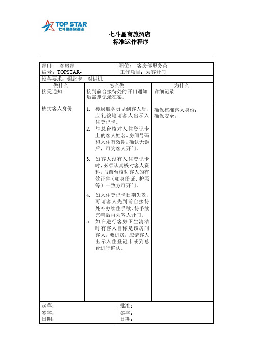 为客开门程序(标准版)