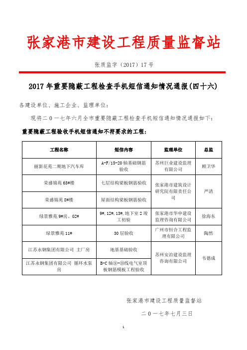 张家港市建设工程质量监督站